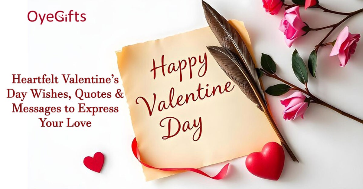 Heartfelt Valentine’s Day Wishes, Quotes & Messages to Express Your Love