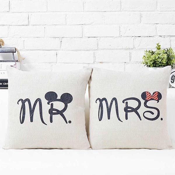 Mr - Mrs Big Ears Couple Cushions