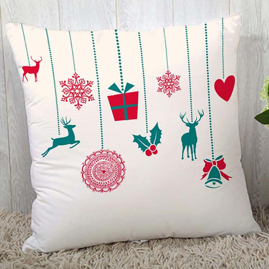 Multicolour 100 % Polyester 16x16 Inch Cushion