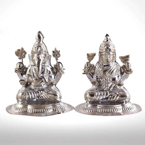 Laxmi Ganesha 25 Gms Silver