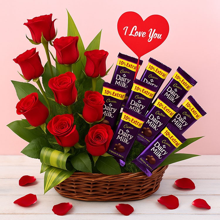 Affectionate Love Basket
