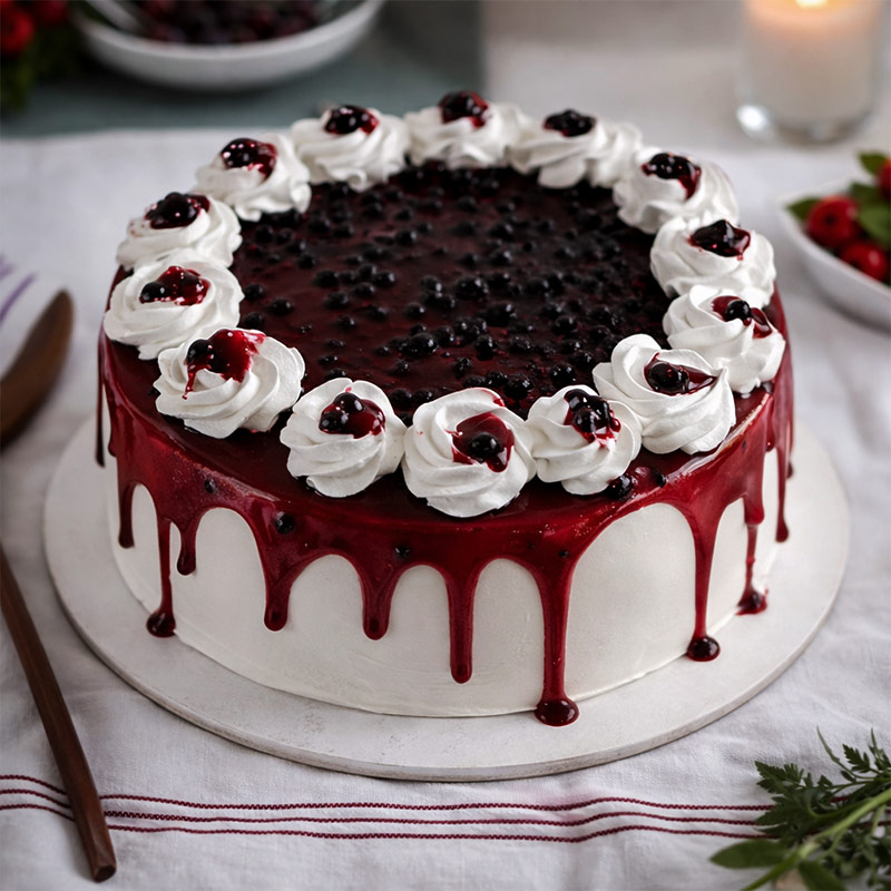 Half Kg Blue Berry Cake