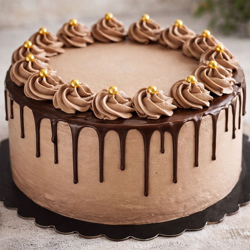 Half kg Chocolate Fudge Cake