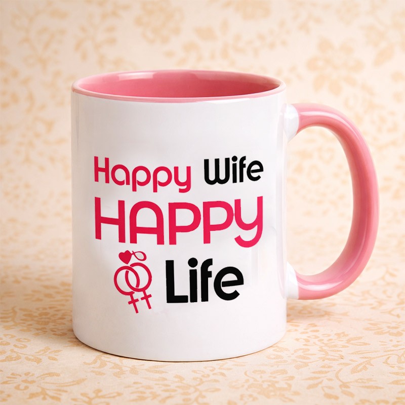 Happy Wife Happy Life Mug
