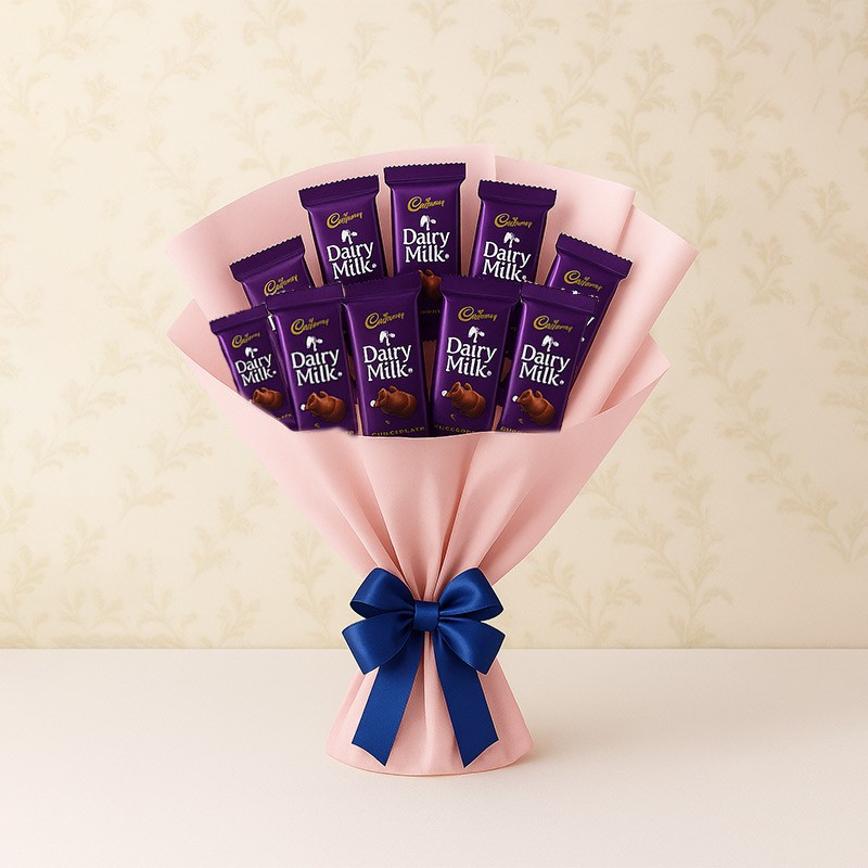 Loving Gesture of Dairy Milk Bouquet