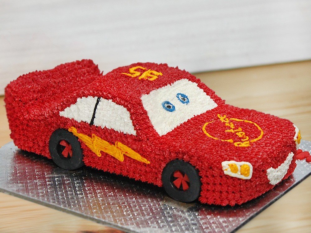 Cars Theme Cake
