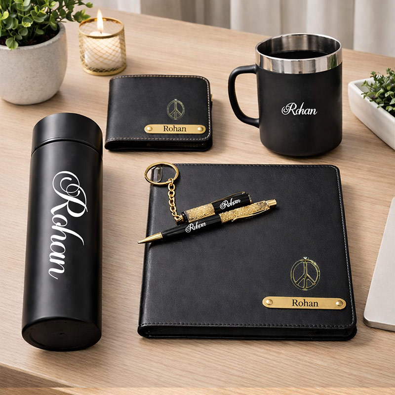 Personalized Men’s Executive Gift Set – Custom Name Office Essentials Combo