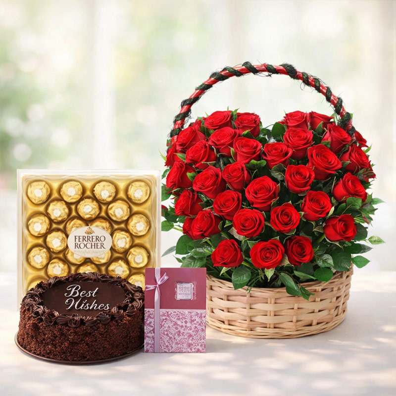 Red Basket Hamper