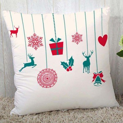 Multicolour 100 % Polyester 16x16 Inch Cushion