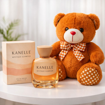 Kanelle Mystique Glamour Parfum borwn taddy bear (12 inch)