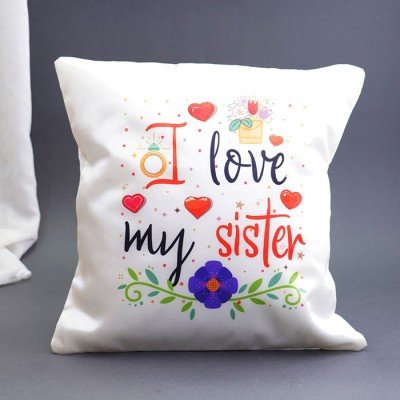 I Love My Sister Comfy Cushion