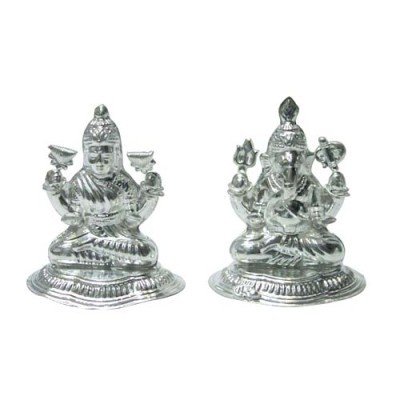 Silver Laxmi Ganesh