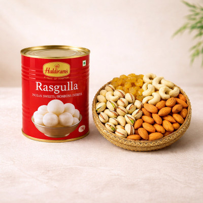 Assorted Gift and  Rasgulla