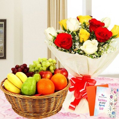 Birthday Flowers & Fruits Online Delivery