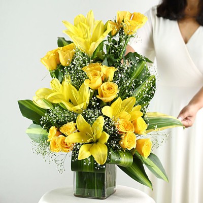 Joyous Yellow Arrangment