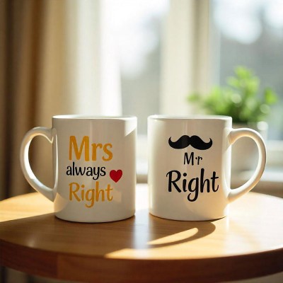 Mr. Right N Mrs. Always Right Mug Set