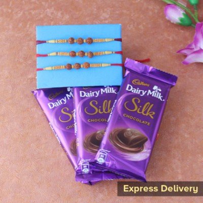Rakhi with Dairy Milk