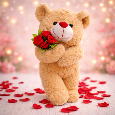 Deluxe Rose Teddy Gift Set